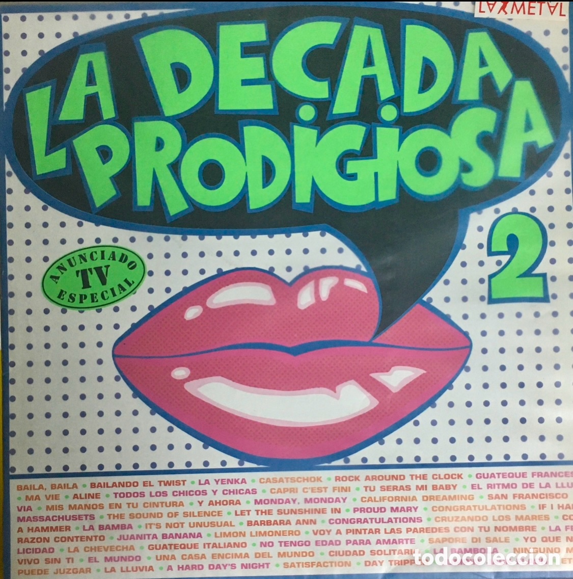 Discos de vinilo: Disco Vinilo LP. La D&eacute;cada Prodigiosa. &ldquo;2&rdquo;. 1986. - Foto 1