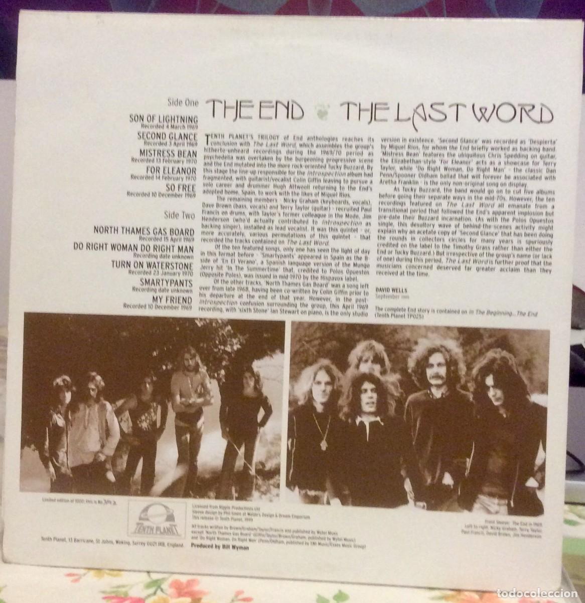 Discos de vinilo: THE END - The Last Word ///(REEDCN) 2000 UK - Foto 2