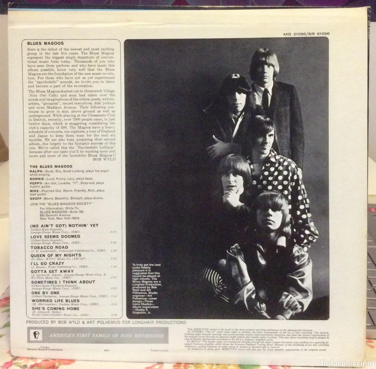 Discos de vinilo: Blues Magoos - Psychedelic Lollipop// USA (Reesdcn) vg++ - Foto 3