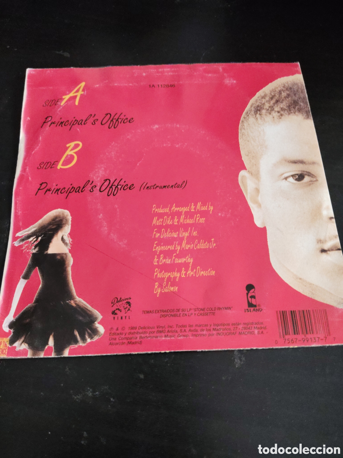 Discos de vinilo: Young MC&nbsp;&ndash;&nbsp;Principals Office Vinilo 7&rdquo; 1989 - Foto 2