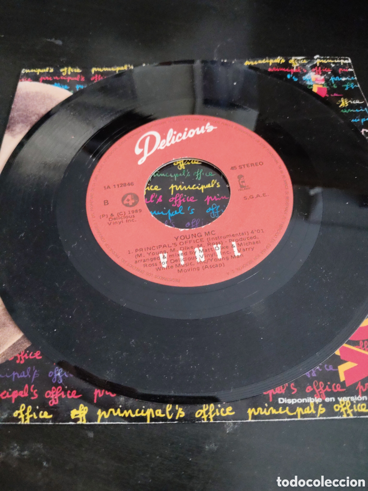 Discos de vinilo: Young MC&nbsp;&ndash;&nbsp;Principals Office Vinilo 7&rdquo; 1989 - Foto 4