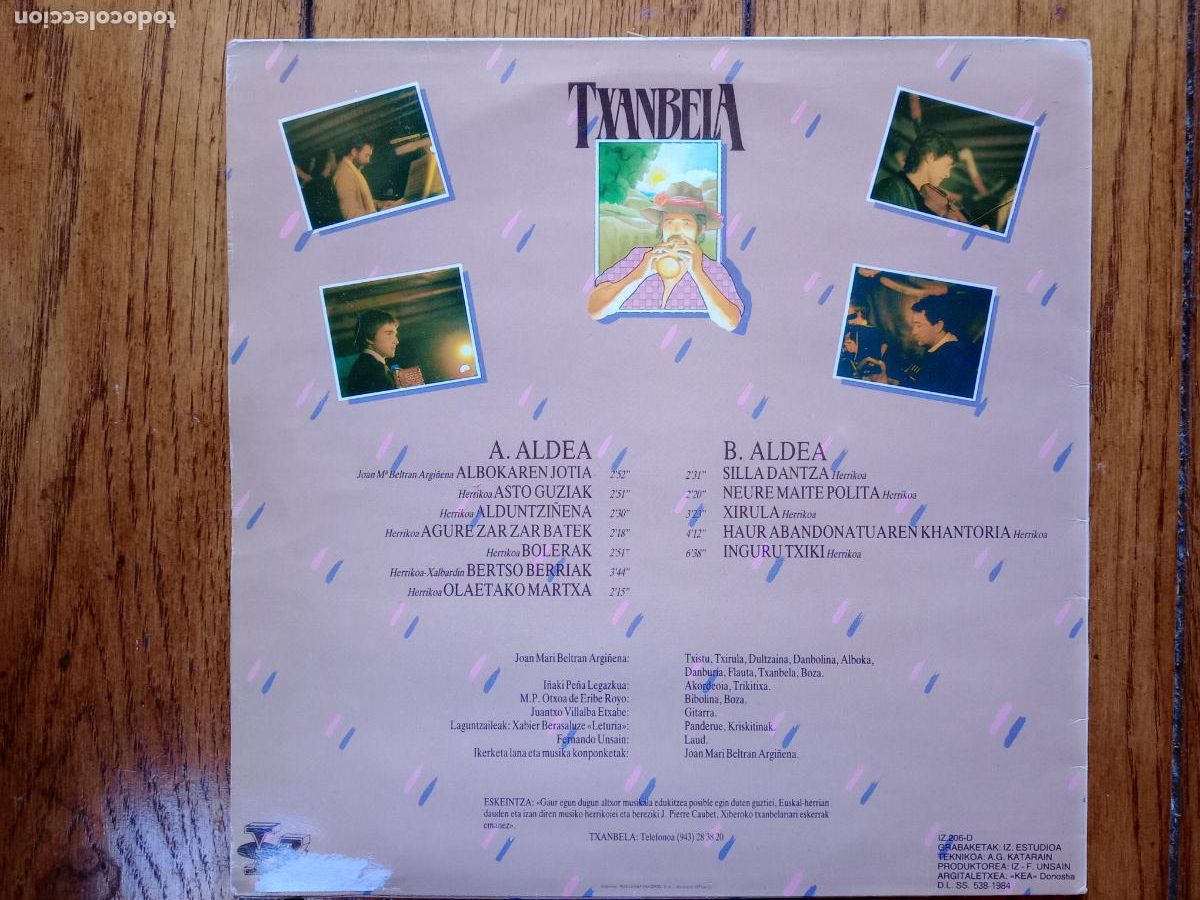 Discos de vinilo: Txanbela. +. Txanbela - Foto 3