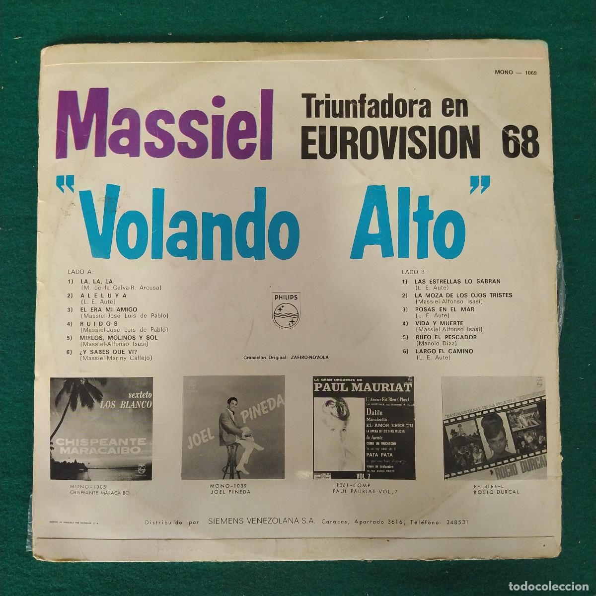 Discos de vinilo: Massiel &ndash; Volando Alto - Foto 2