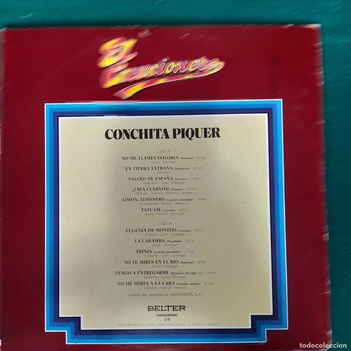 Discos de vinilo: Conchita Piquer &ndash; El Cancionero - Foto 2