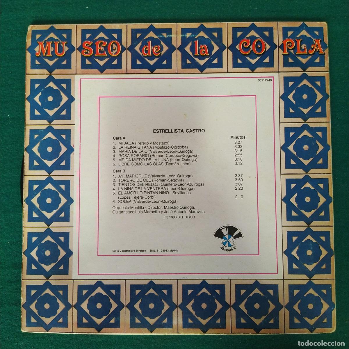 Discos de vinilo: Estrellita Castro &ndash; Estrellita Castro - Foto 2