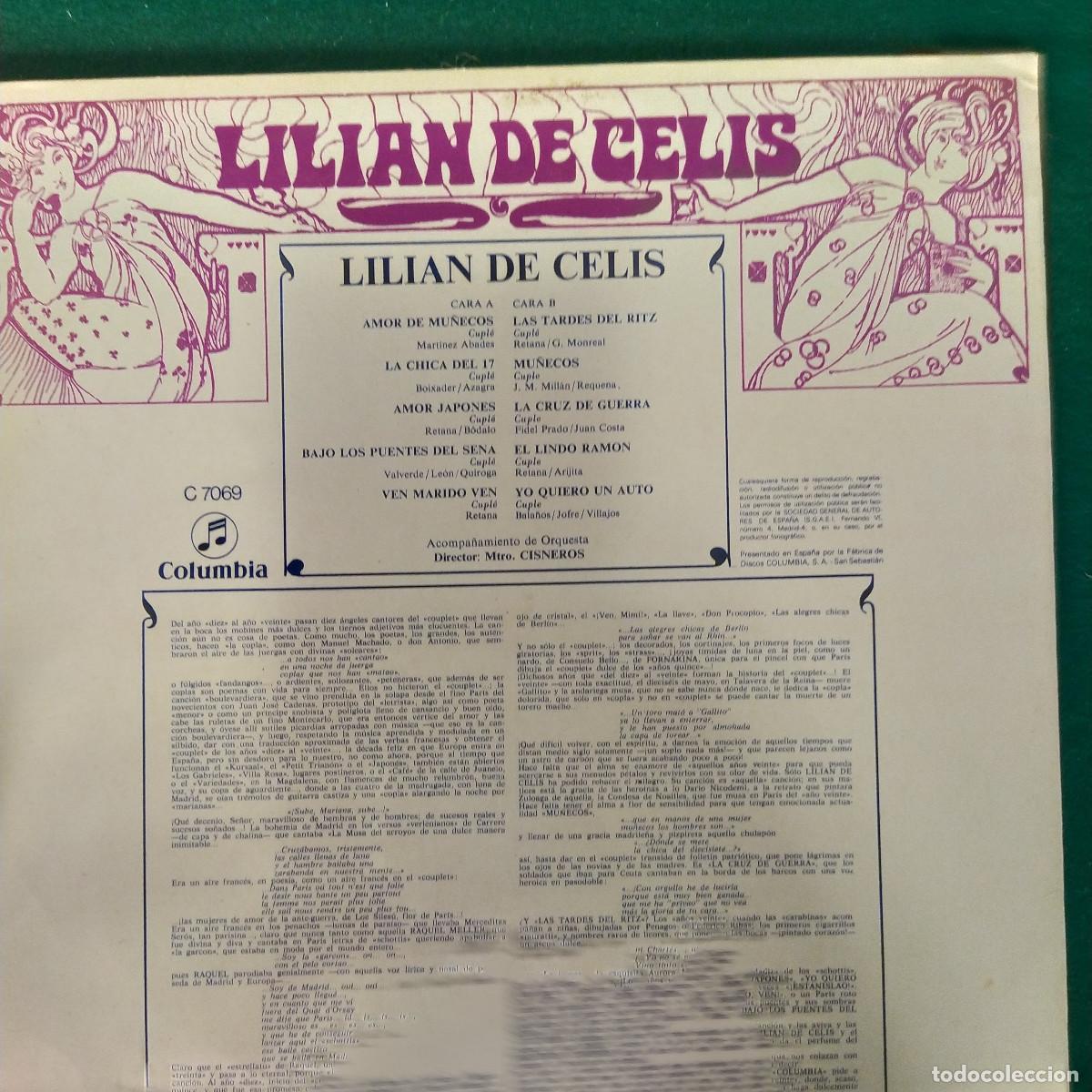Discos de vinilo: Lilian De Celis &ndash; Lilian De Celis - Foto 2
