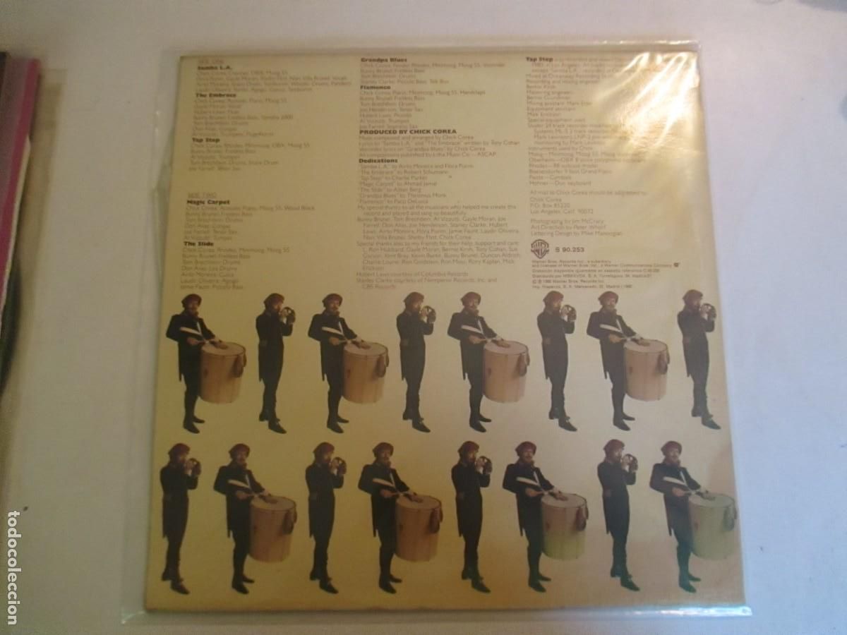 Discos de vinilo: CHICK COREA TAP STEP Z047 - Foto 2