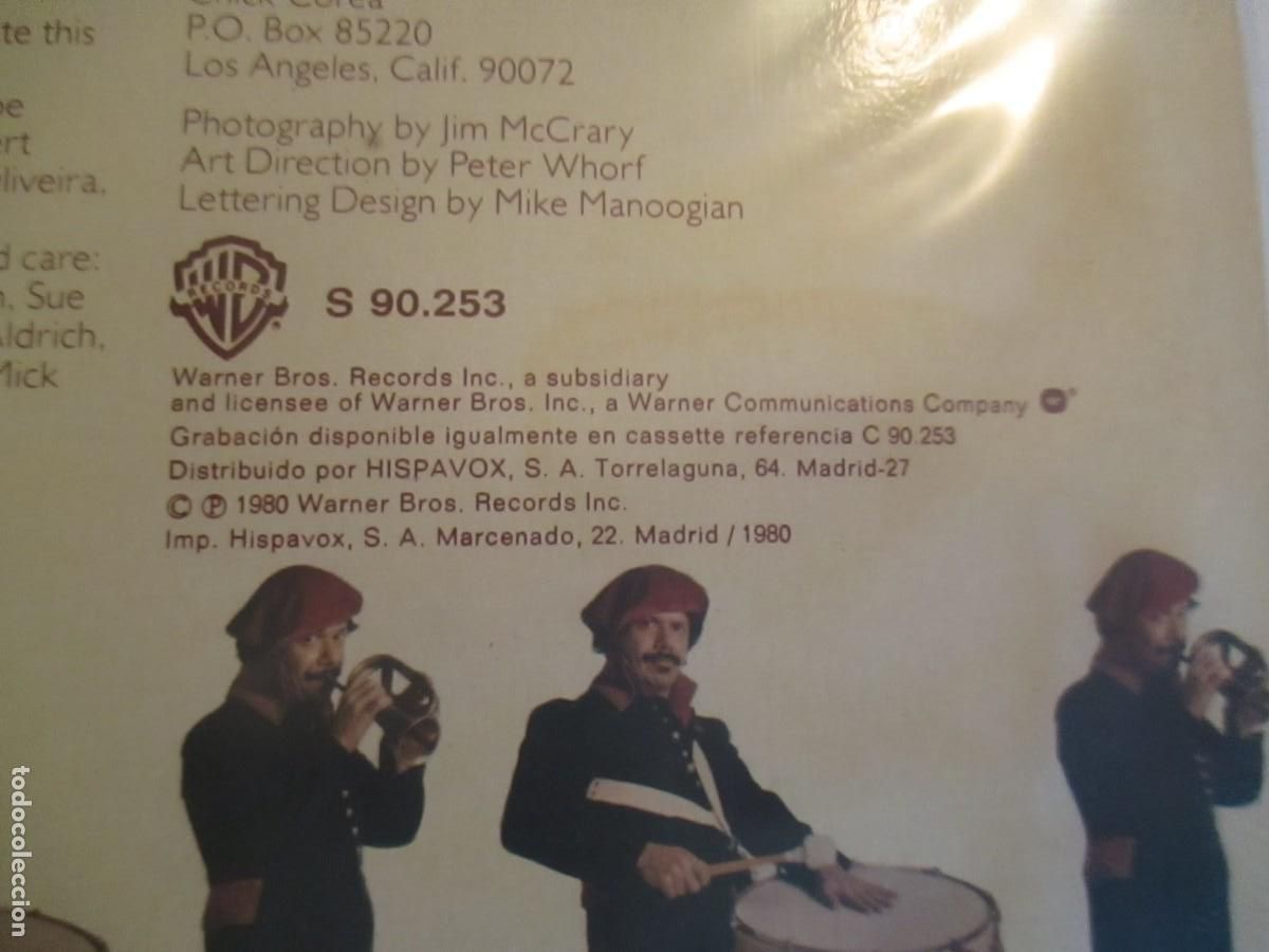 Discos de vinilo: CHICK COREA TAP STEP Z047 - Foto 4