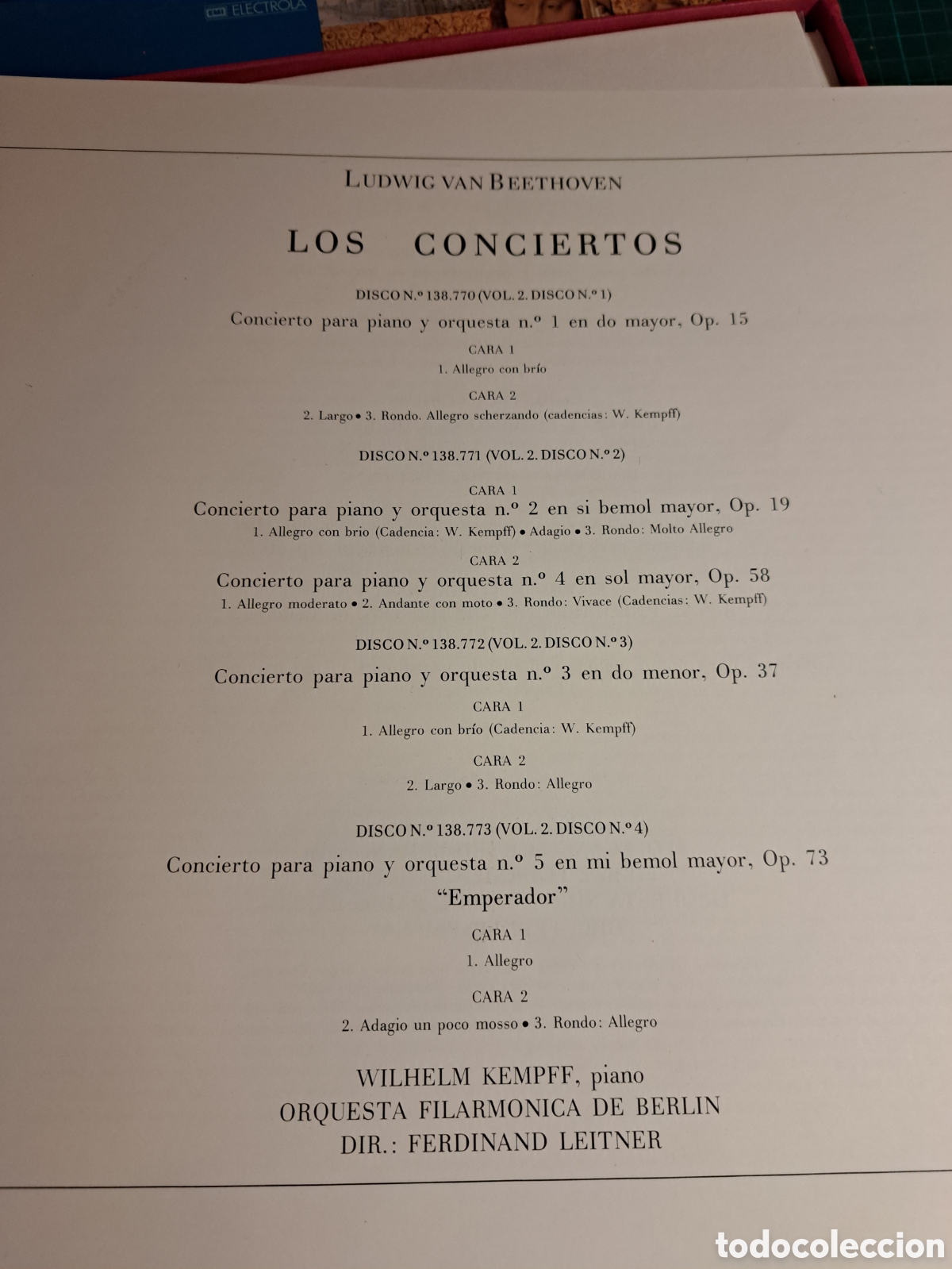 Discos de vinilo: La obra de Beethoven. Vol 2 - Foto 2