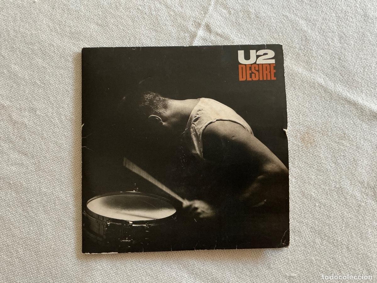 Discos de vinilo: U2 desire single. Dos discos - Foto 1