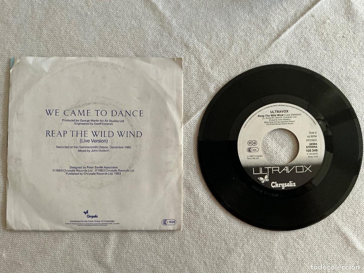 Discos de vinilo: ULTRAVOX WE CAME TO DANCE - Foto 2