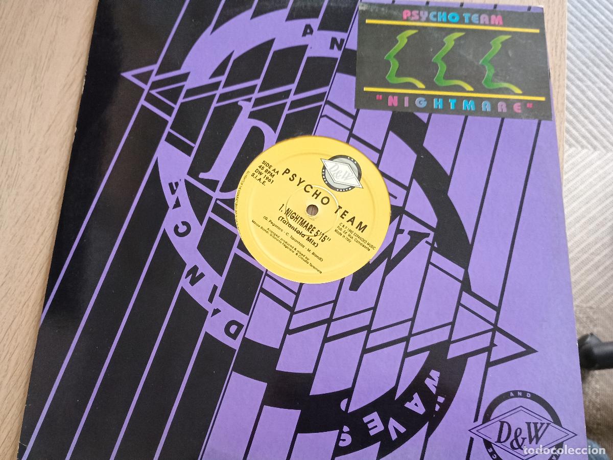 Discos de vinilo: Psycho Team &ndash; Nightmare 1992 - Foto 2