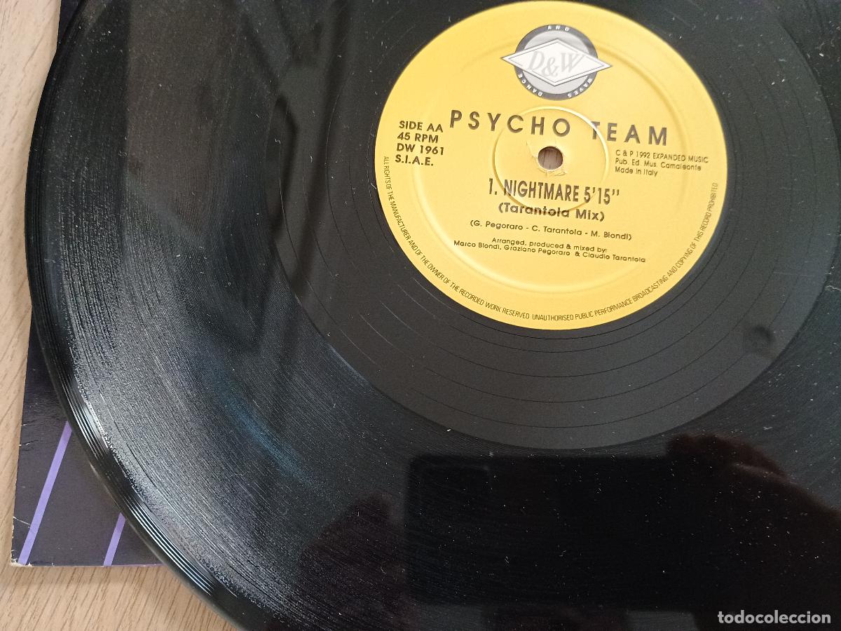 Discos de vinilo: Psycho Team &ndash; Nightmare 1992 - Foto 4