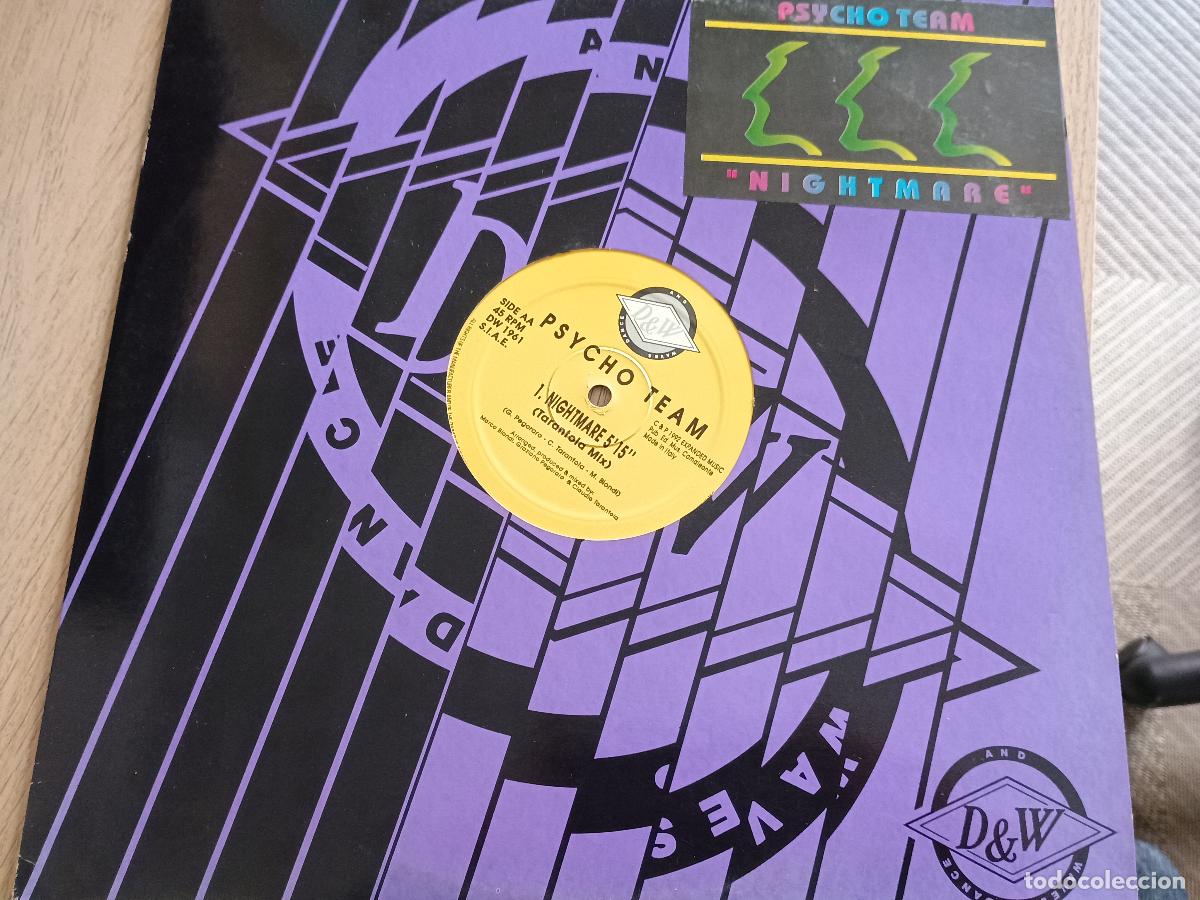 Discos de vinilo: Psycho Team &ndash; Nightmare 1992 - Foto 1