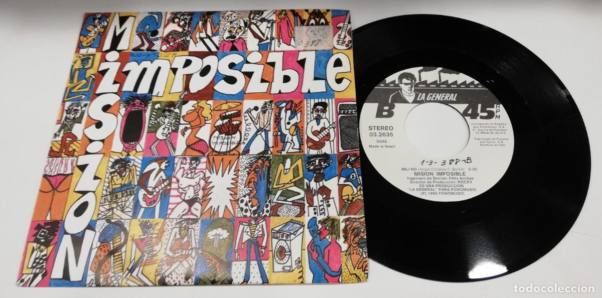 Discos de vinilo: SCO22-Mision Imposible - Nada Mejor Que Estar Aqu&iacute; / No Quiero Pensar Que Te Vas (7&rdquo;)