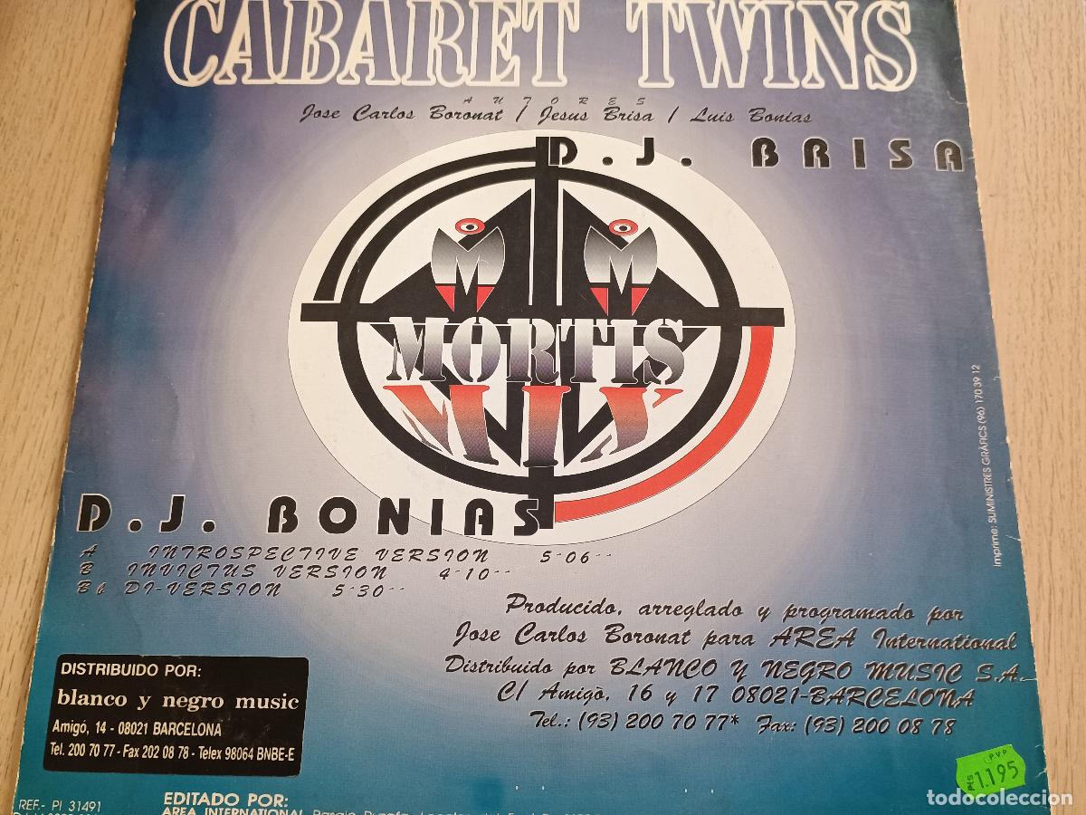 Discos de vinilo: Mortis Mix &ndash; Cabaret Twins Techno 1993 - Foto 4