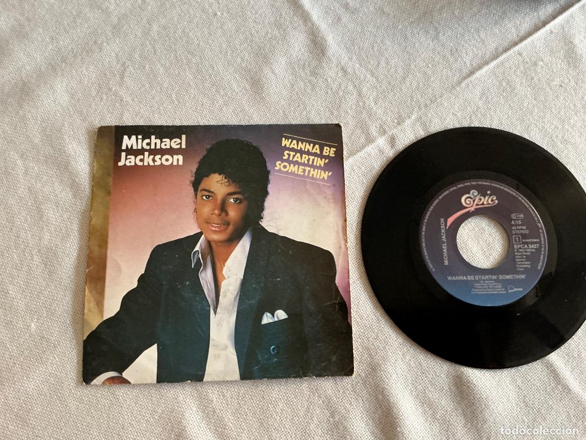 Discos de vinilo: Michael Jackson Wanna be Startin Somethin - Foto 1