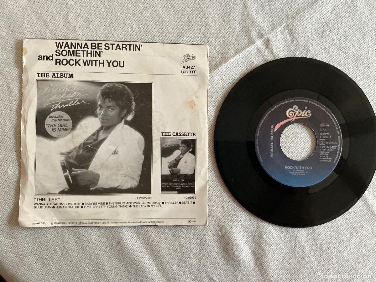 Discos de vinilo: Michael Jackson Wanna be Startin Somethin - Foto 2