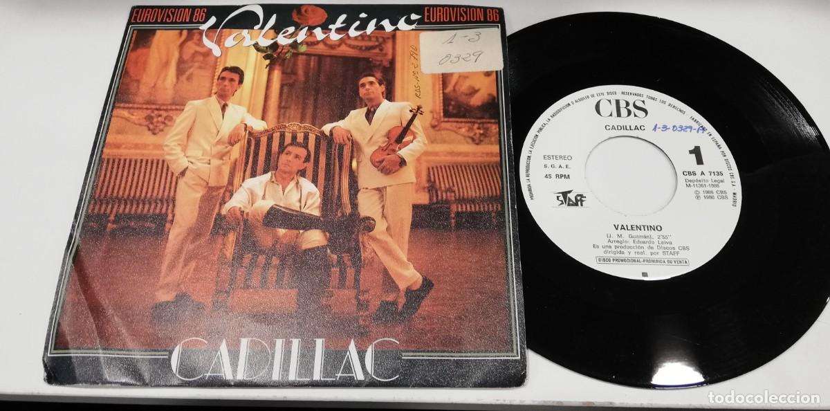 Discos de vinilo: SCO22-Cadillac - Valentino (7&rdquo;, S/Sided, Promo)