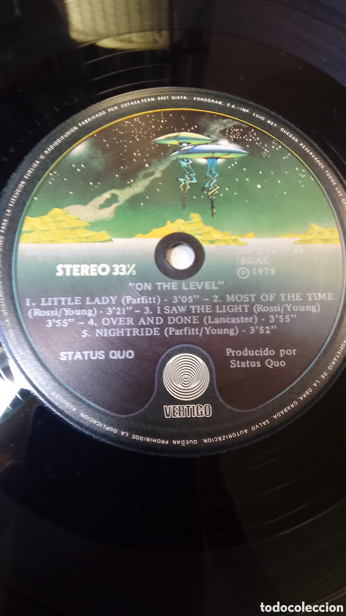 Discos de vinilo: STATUS QUO ON THE LEVEL - Foto 3