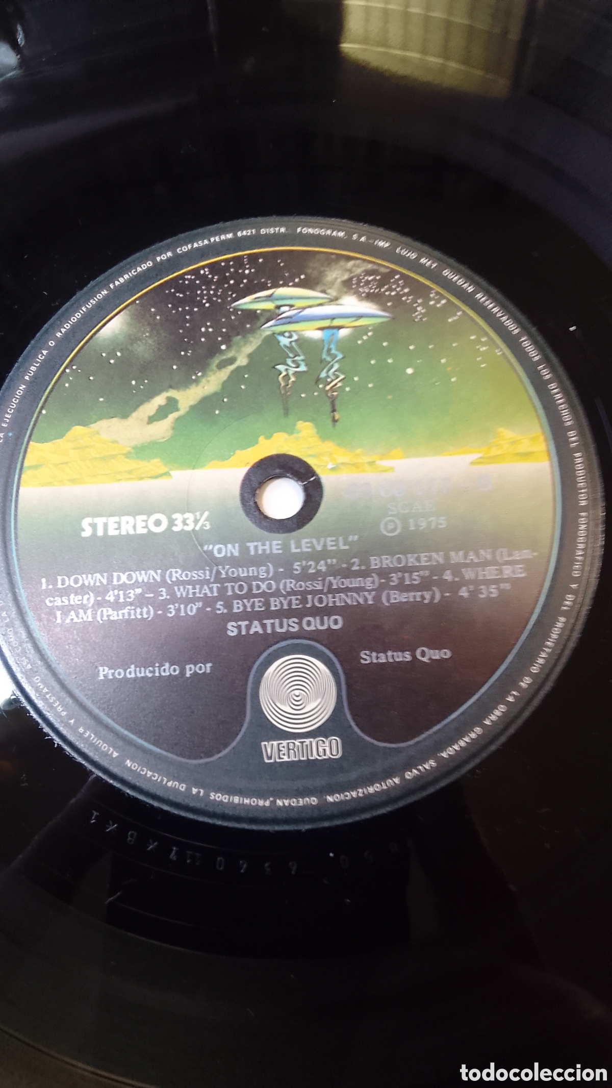 Discos de vinilo: STATUS QUO ON THE LEVEL - Foto 4