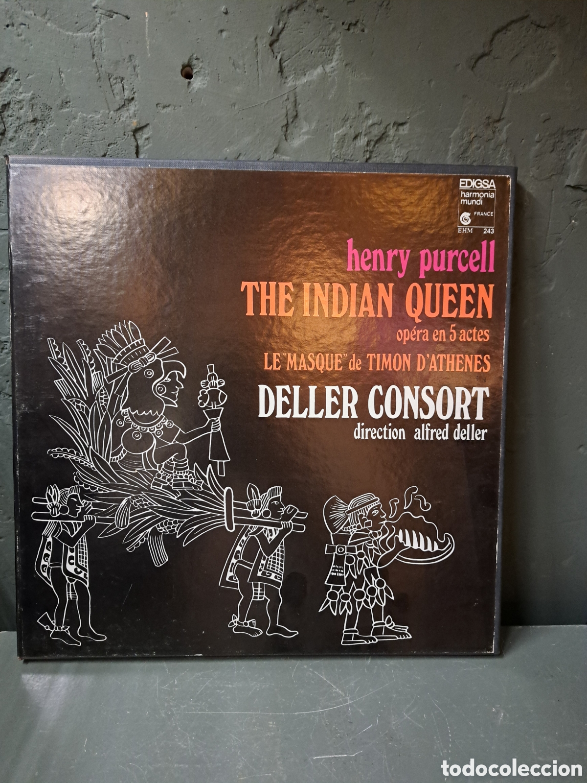 Discos de vinilo: Henry Purcell. The indian queen - Foto 1