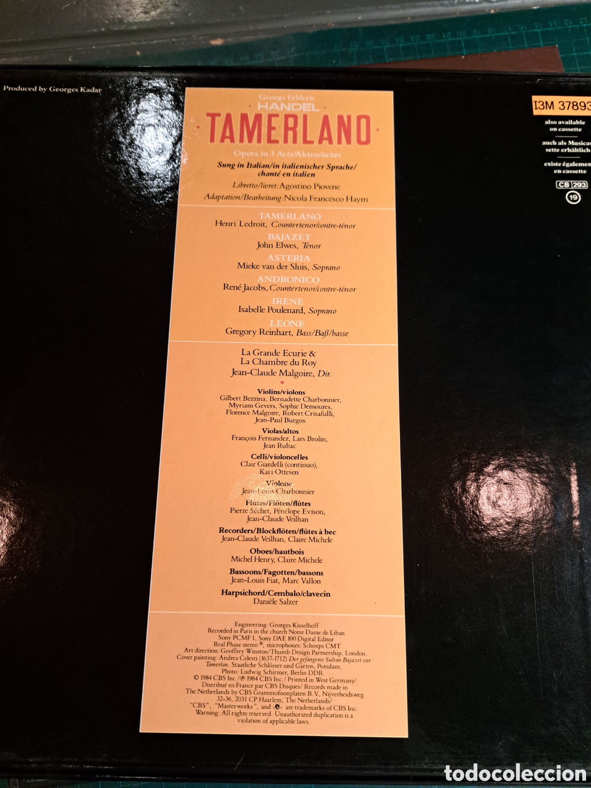 Discos de vinilo: Handel : Tamerlano. Malgoire - Foto 2