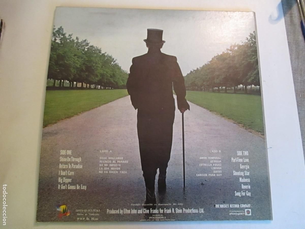 Discos de vinilo: ELTON JOHN A single man Z053 - Foto 2