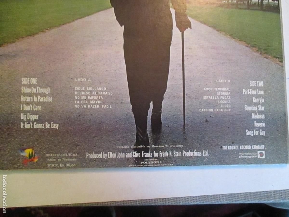 Discos de vinilo: ELTON JOHN A single man Z053 - Foto 3