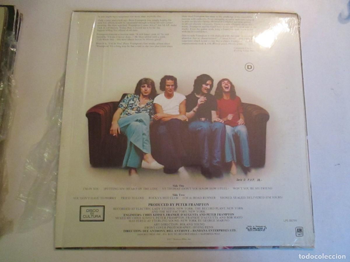 Discos de vinilo: PETER FRAMPTON I&acute;m in you Z055 - Foto 2