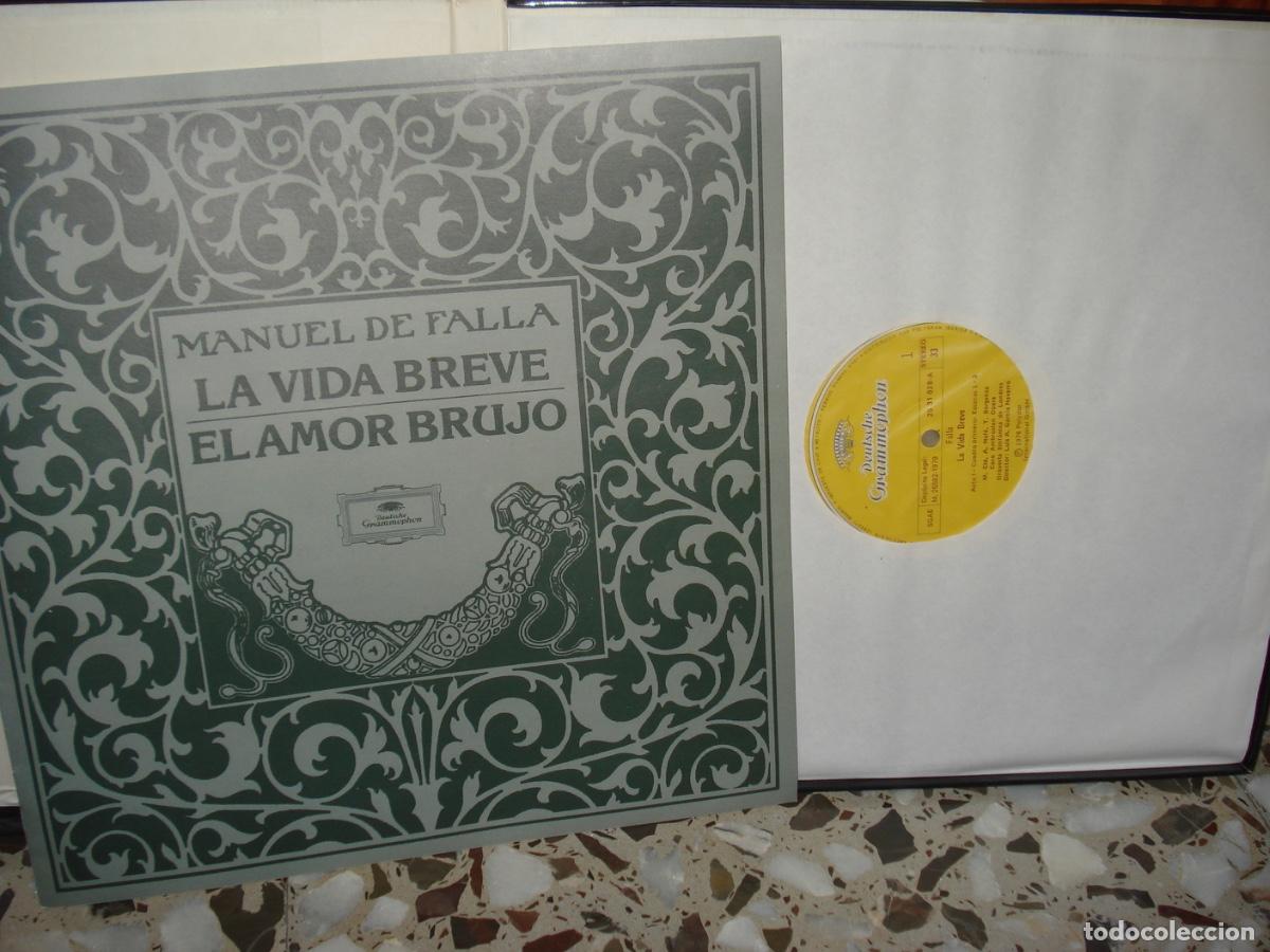 Discos de vinilo: Manuel de Falla Amor Brujo y La vida breve Caja 2LP - Foto 2