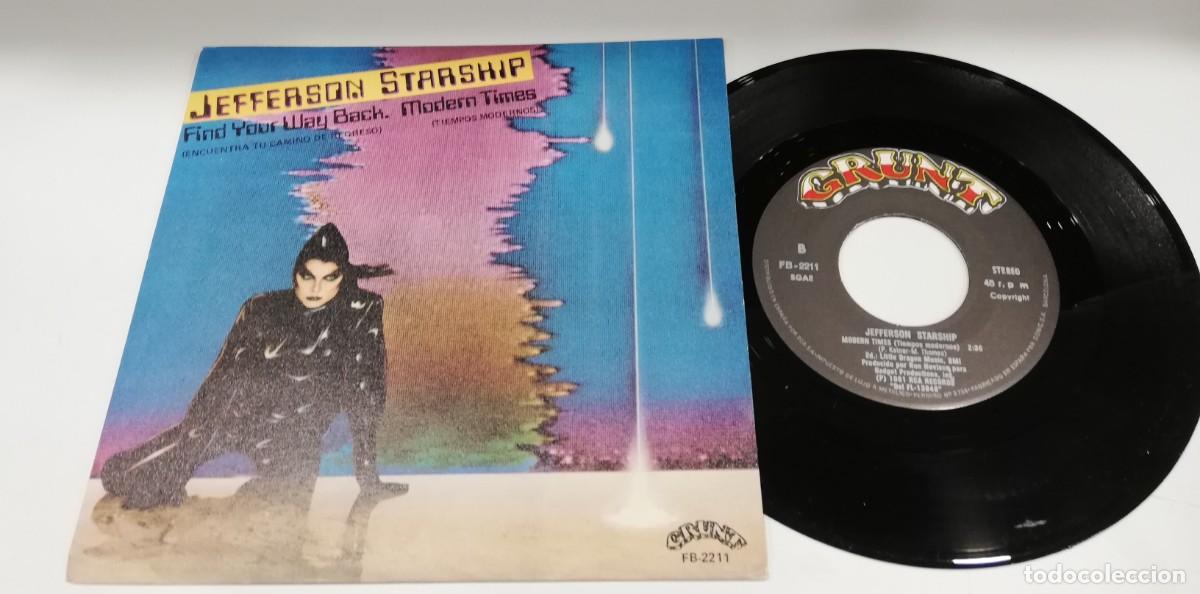 Dischi in vinile: SCO24-Jefferson Starship - Find Your Way Back = Encuentra Tu Camino De Regreso (7&rdquo;, Single, Promo)