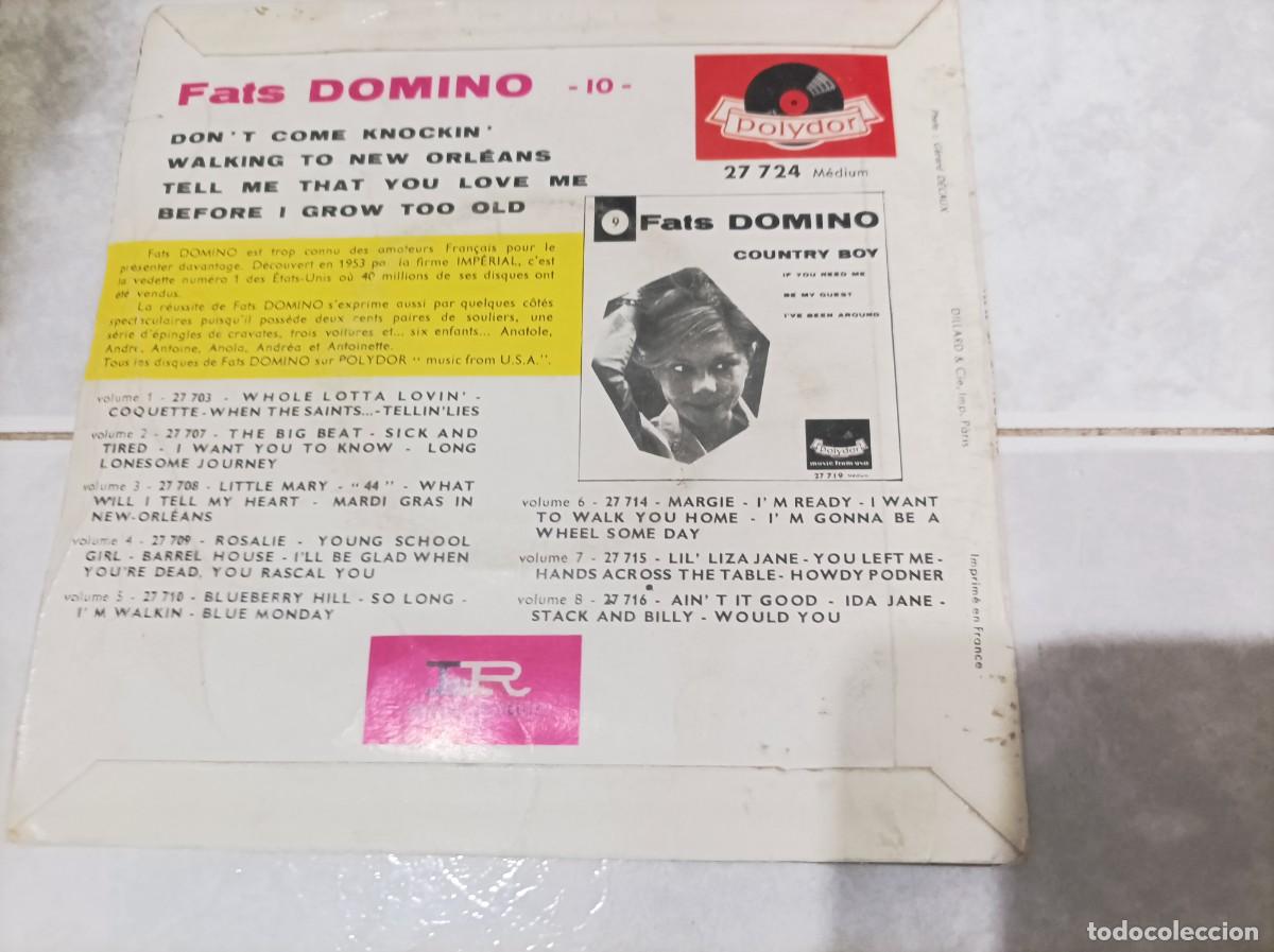 Discos de vinilo: Fats Domino ep Francia - Foto 2