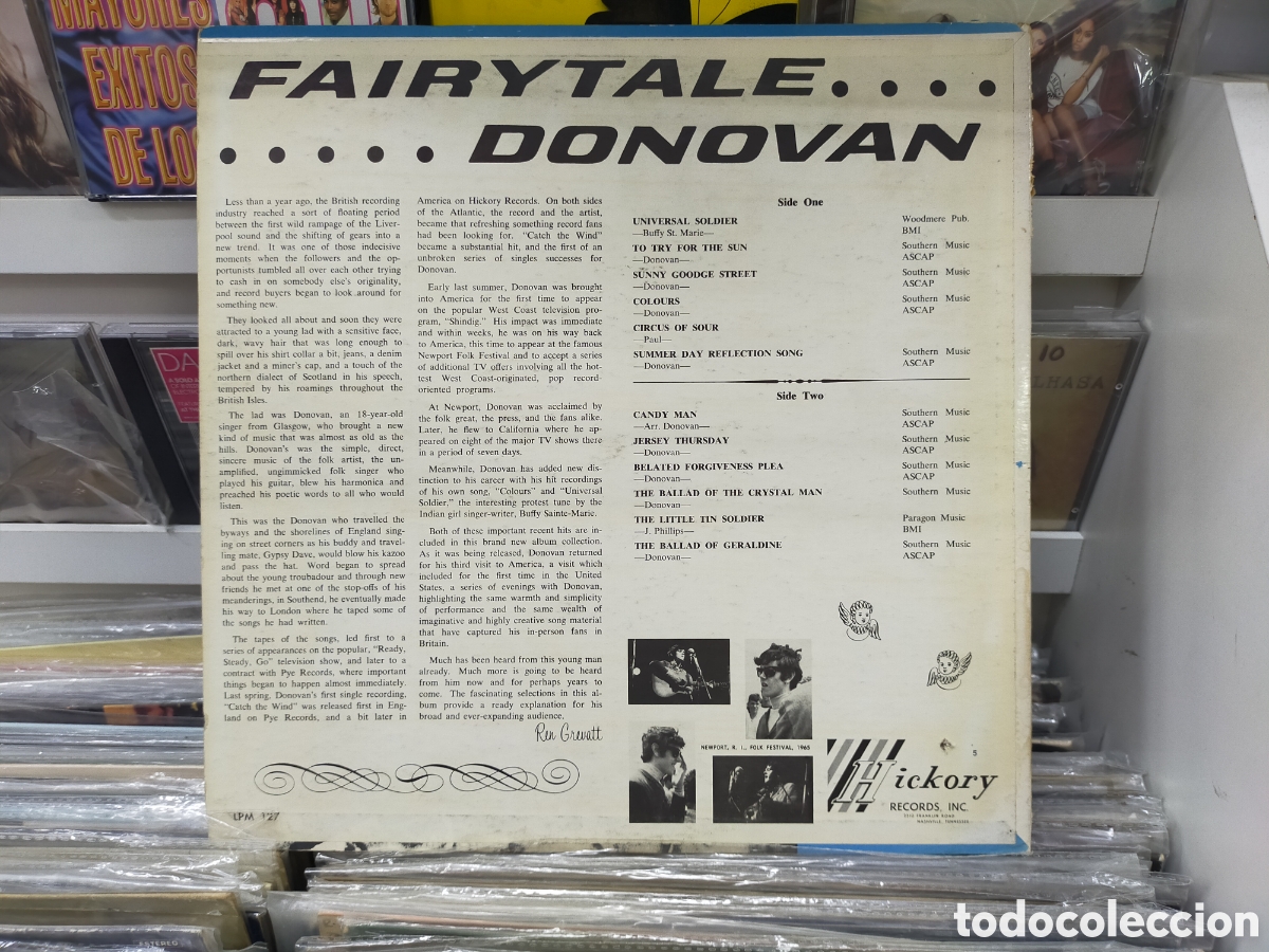 Discos de vinilo: Donovan LP fairytale u.s.a. - Foto 2