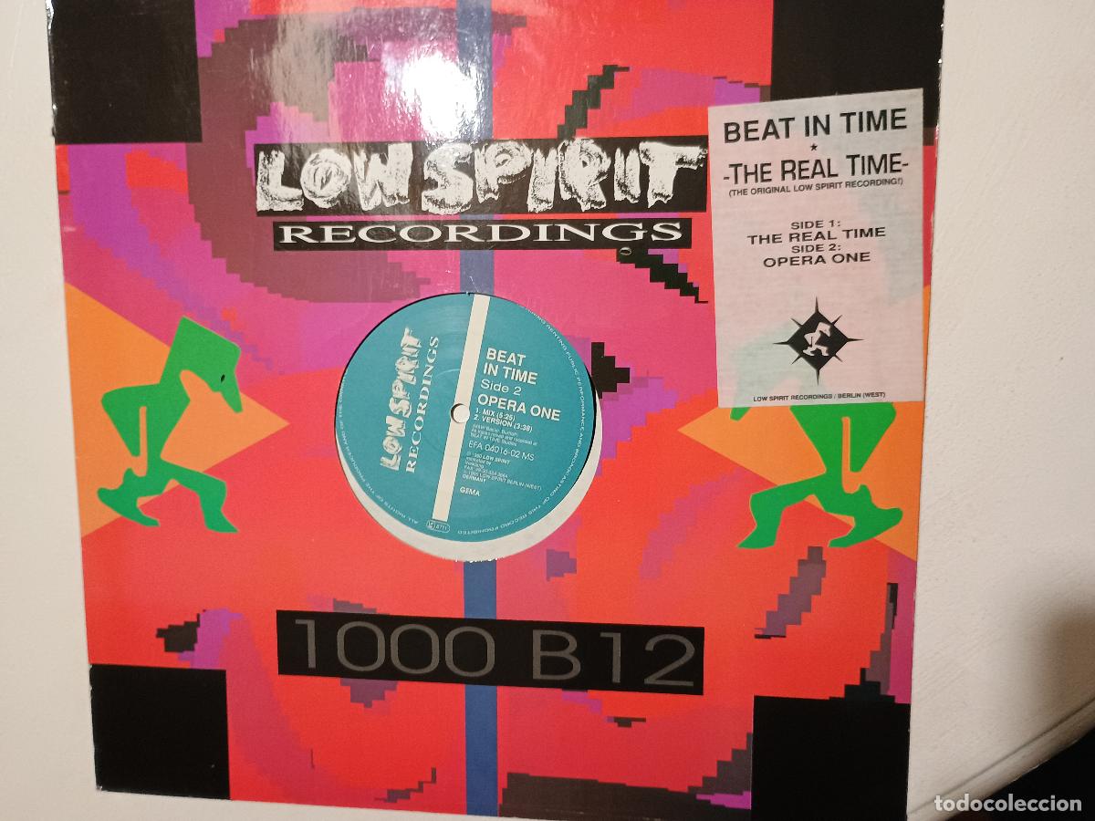 Discos de vinilo: Beat In Time &lrm;&ndash; The Real Time / Opera One Germany 1990 Electronic techno - Foto 2