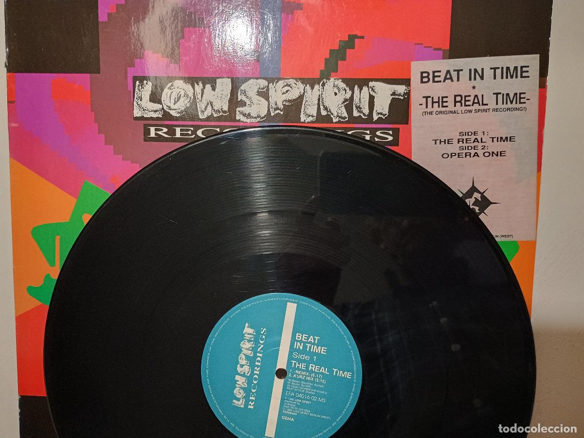 Discos de vinilo: Beat In Time &lrm;&ndash; The Real Time / Opera One Germany 1990 Electronic techno - Foto 3