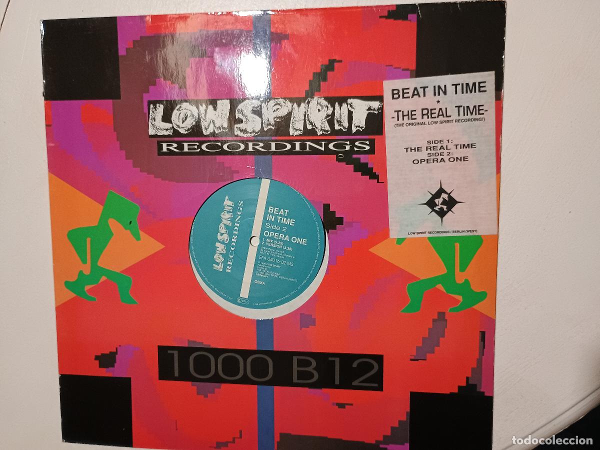 Discos de vinilo: Beat In Time &lrm;&ndash; The Real Time / Opera One Germany 1990 Electronic techno - Foto 1