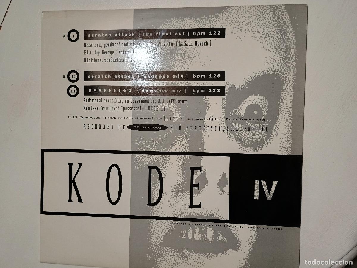 Discos de vinilo: Kode IV &lrm;&ndash; Scratch Attack Belgium 1991 Electronic EBM, Techno - Foto 1