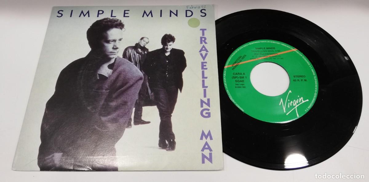 Discos de vinilo: SCO24-Simple Minds - Travelling Man (7&rdquo;, Single, Promo) - Foto 1