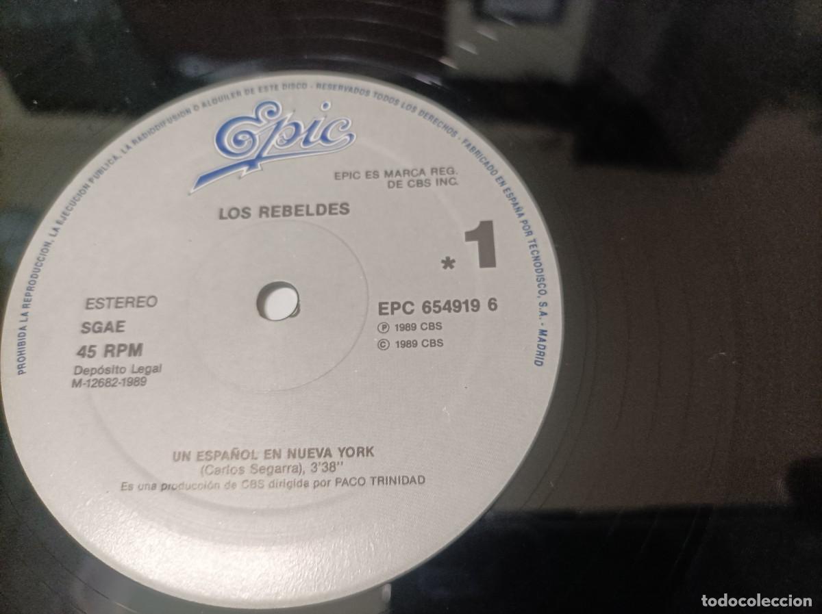Discos de vinilo: Los Rebeldes maxi single 1989 - Foto 2
