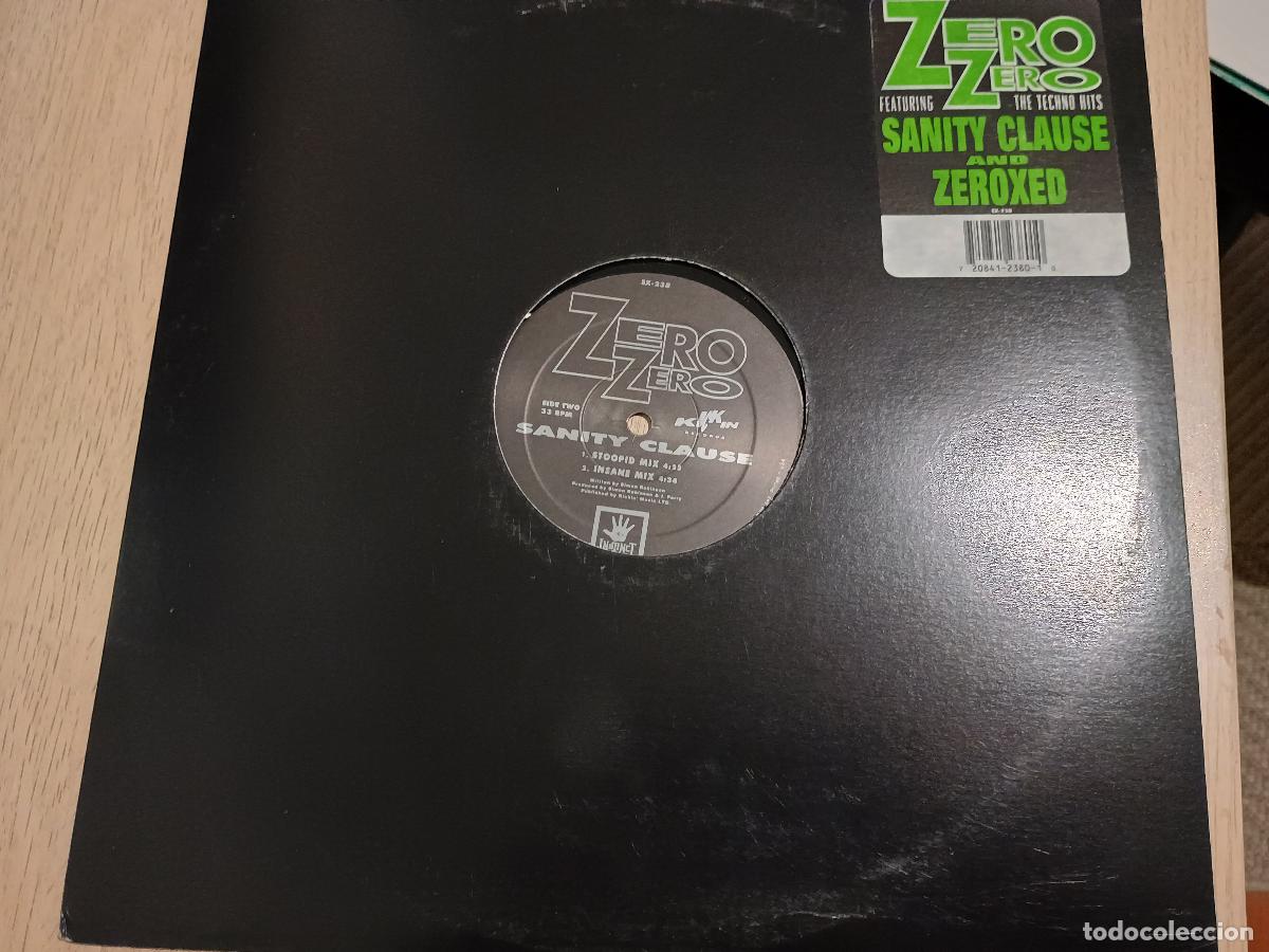 Discos de vinilo: Zero Zero &lrm;&ndash; Zeroxed / Sanity Clause US 1991 Electronic Techno - Foto 2