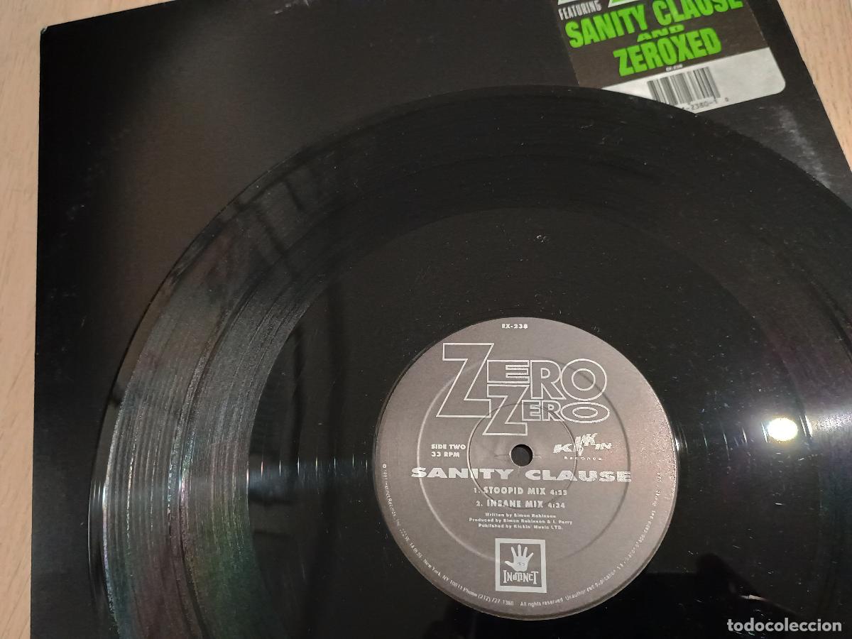 Discos de vinilo: Zero Zero &lrm;&ndash; Zeroxed / Sanity Clause US 1991 Electronic Techno - Foto 3