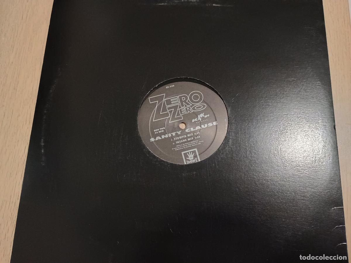 Discos de vinilo: Zero Zero &lrm;&ndash; Zeroxed / Sanity Clause US 1991 Electronic Techno - Foto 4