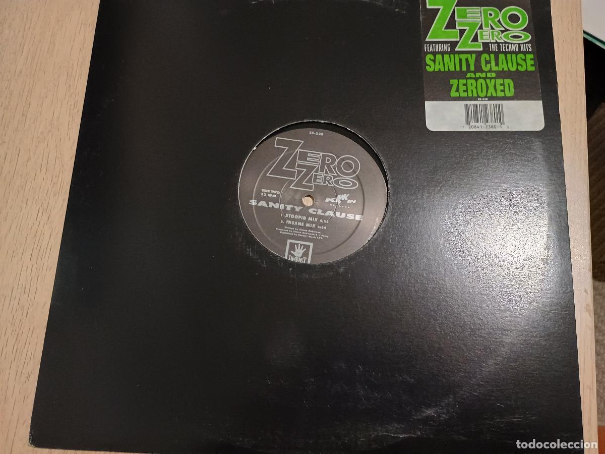 Discos de vinilo: Zero Zero &lrm;&ndash; Zeroxed / Sanity Clause US 1991 Electronic Techno - Foto 1