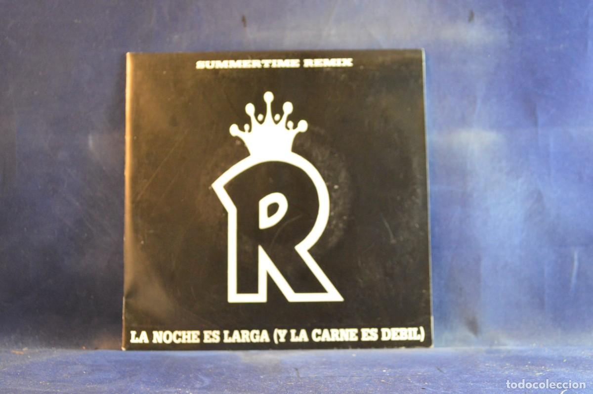Discos de vinilo: LOS REBELDES &ndash; LA NOCHE ES LARGA Y LA CARNE ES DEVIL - SINGLE - Foto 1
