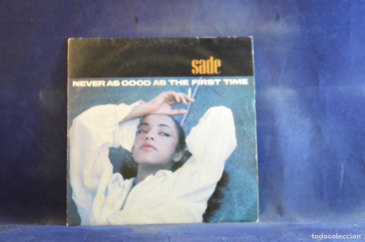 Discos de vinilo: SADE &ndash; NEVER AS GOOD AS THE FIRST TIME - SINGLE - Foto 1