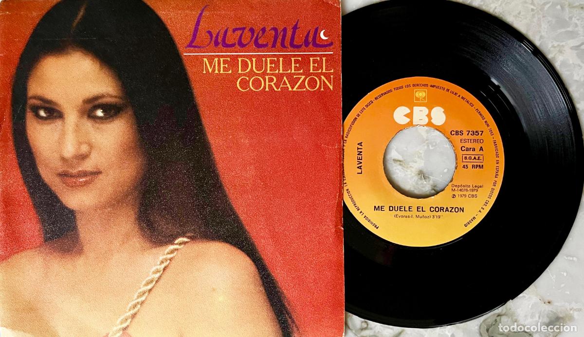 Discos de vinilo: LAVENTA, ME DUELE EL CORAZ&Oacute;N. SINGLE ORIGINAL ESPA&Ntilde;A COMO NUEVO - Foto 1