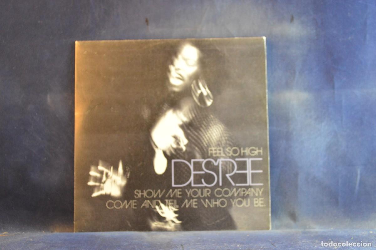 Discos de vinilo: DESREE &ndash; FEEL SO HIGH - SINGLE - Foto 1
