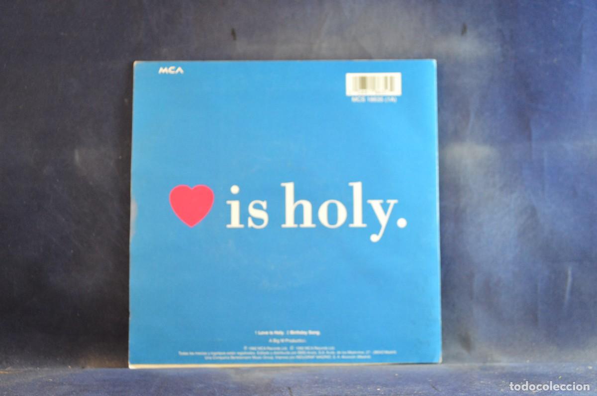 Discos de vinilo: KIM WILDE &ndash; LOVE IS HOLY - SINGLE - Foto 2