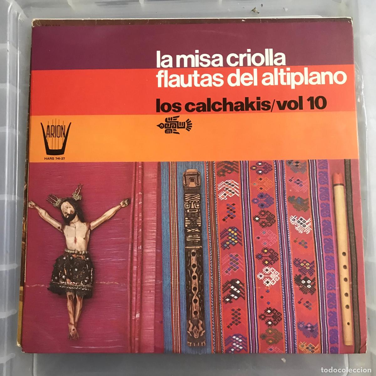 Discos de vinilo: CALCHAKIS - LA MISA CRIOLLA - LP HISPAVOX 1975 - Foto 1